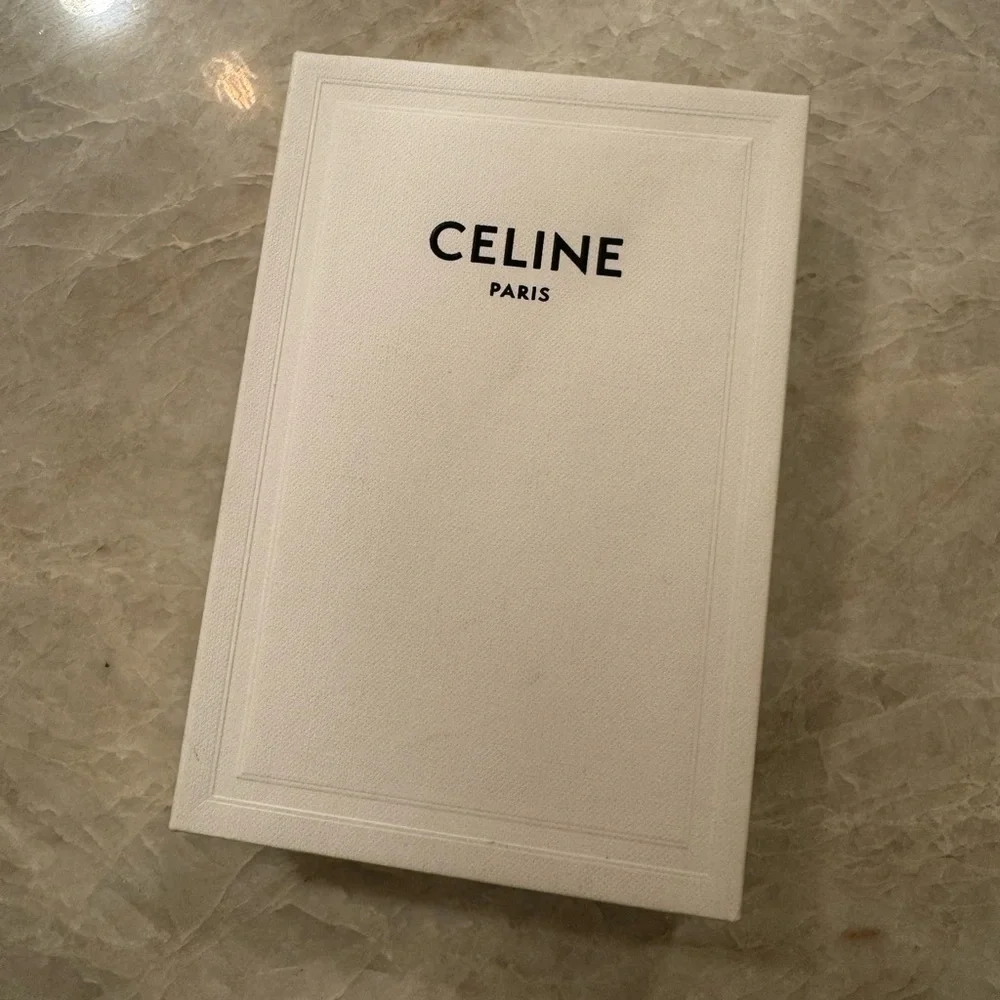 Celine Gold Cuban Link Necklace Statement Piece - Picture 7 of 8